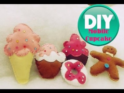 DIY-Cupcake mobile- Faça você mesma
