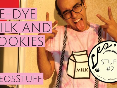 DIY Tie-Dye Milk And Cookies (Melanie Martinez) #LeosStuff 02