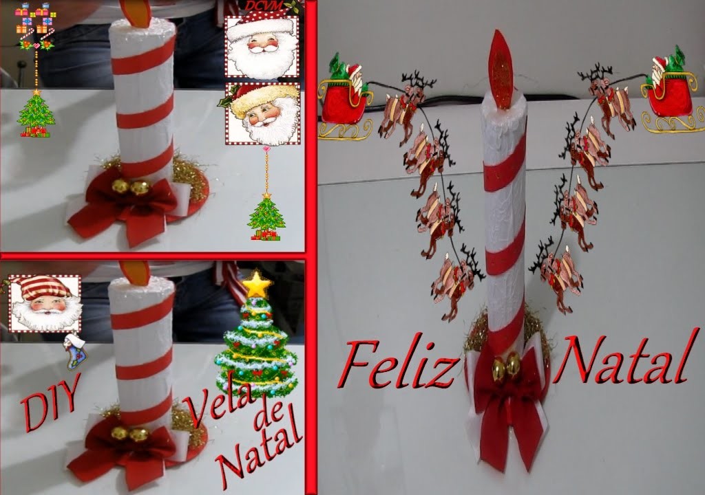 DIY - Vela De Natal