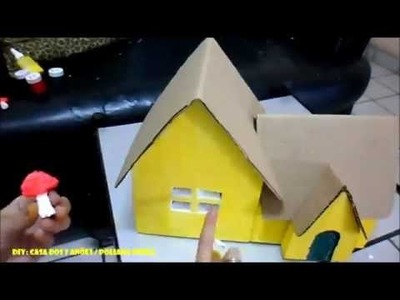 DIY: Casa dos 7 anões - Tema Branca de Neve | Poliana Souza