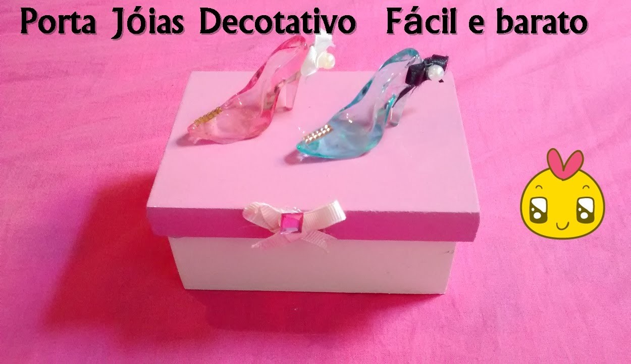Diy: Porta Jóias Decorativo gastando apenas R$ 3,00 reais