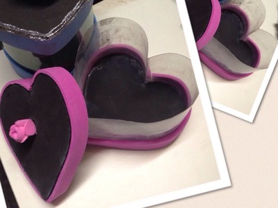 DIY: CAIXINHA RECICLÁVEL DE CORAÇÃO