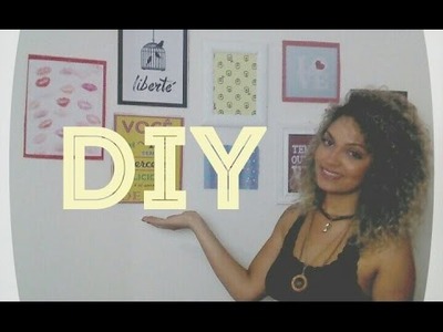 DIY ||  COMO FAZER QUADROS DECORATIVOS ( GASTANDO POUCO )