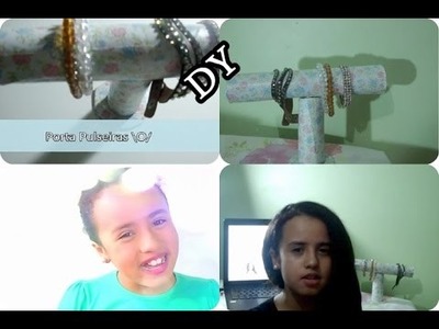 DIY FAÇA VOCÊ MESMA-PORTA PULSEIRAS ♥