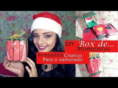 DIY: BOX DE MOMENTOS || Presente para namorado NATAL