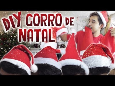DIY GORRO, TOUCA DE NATAL Faça você mesmo | Aprenda com Edu