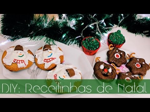 DIY ♡ RECEITINHAS DE NATAL (Cupcake, Gingerbread Man, Donut)✽