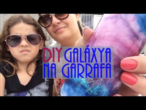 Tutorial - galáxia no vidro. Galaxy bottle
