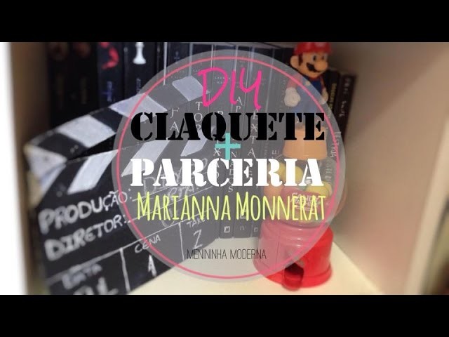 Claquete e Caneca de lousa DIY