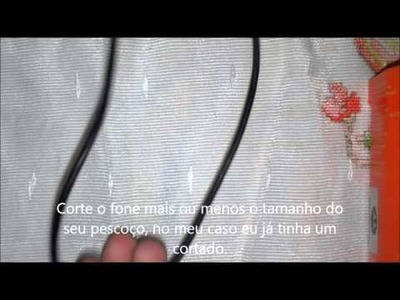 DIY: Gargantilha Preta Do Tumblr