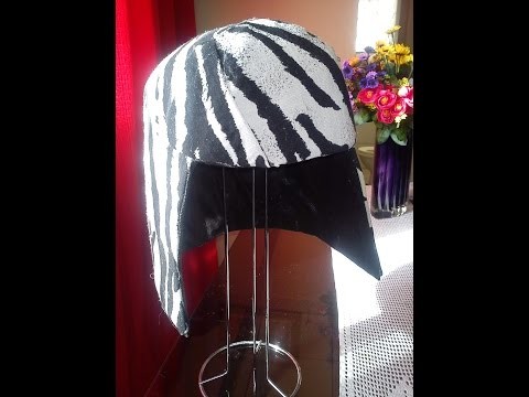 (DIY):Peruca  Chanel Zebra,(Feita de Jornal)