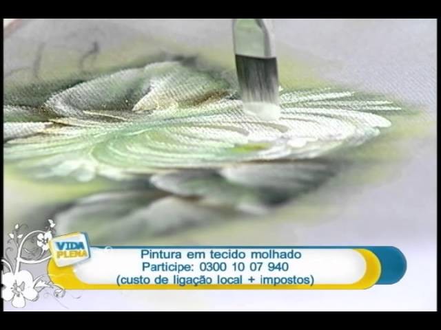 Artesanato - Pintura em tecido molhado