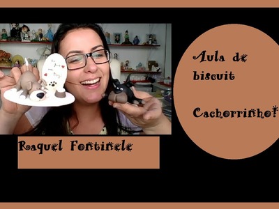 DIY- Cachorrinho em Biscuit - Raquel Fontinele