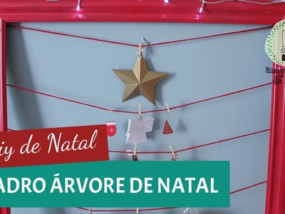 DIY DE NATAL + AMIGO SECRETO | Moldura árvore de natal | GavetaMix