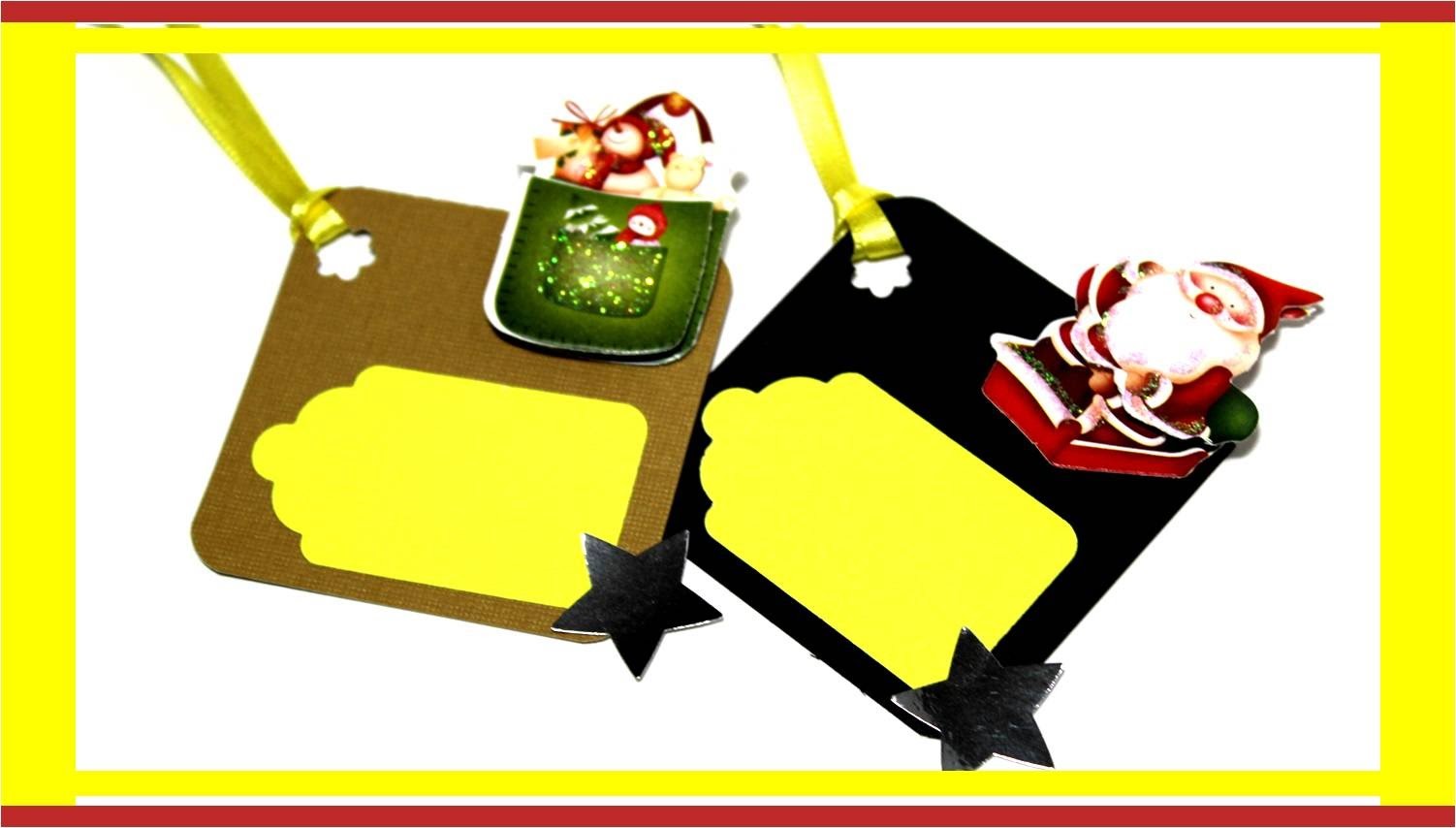 DIY: ETIQUETA DE PRESENTE DE NATAL - ESPECIAL NATAL | IDEIAS DIY!