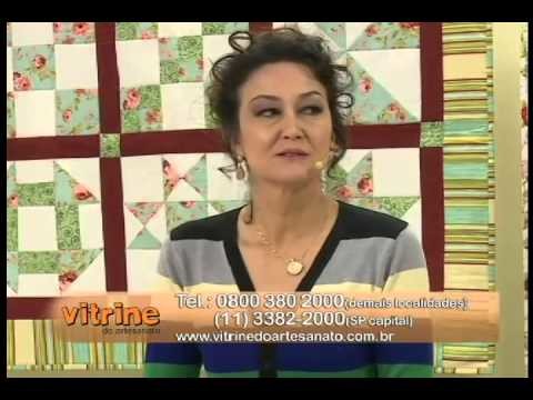 Capa com Patricia Washington e Tapete com Márcia Ester | Vitrine do Artesanato na TV.