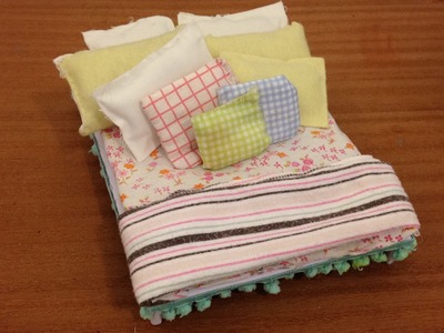 DIY - Como fazer uma cama para bonecas 2