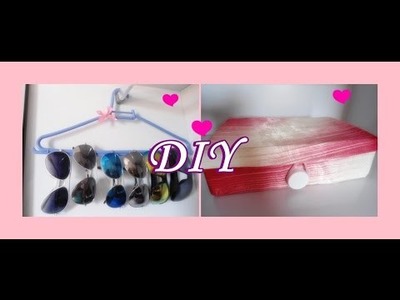 DIY. Faça você mesma: Porta óculos e Porta brincos