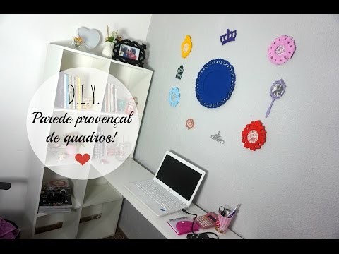 DIY Parede de Quadros - Por Carol Rafael
