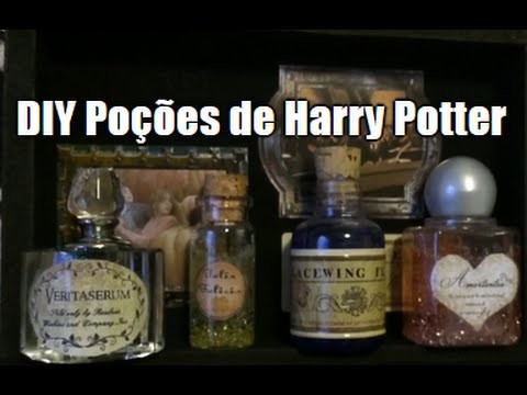 #DIY Poções de Harry Potter & Meu Baú de Poções