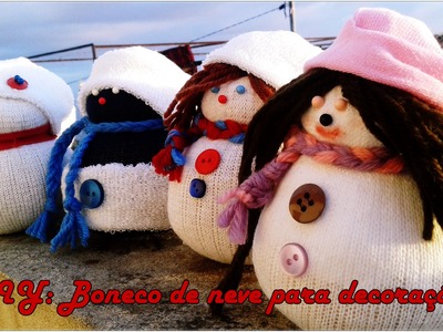 #Rudclaus| DIY: Como fazer um boneco de neve simpl
