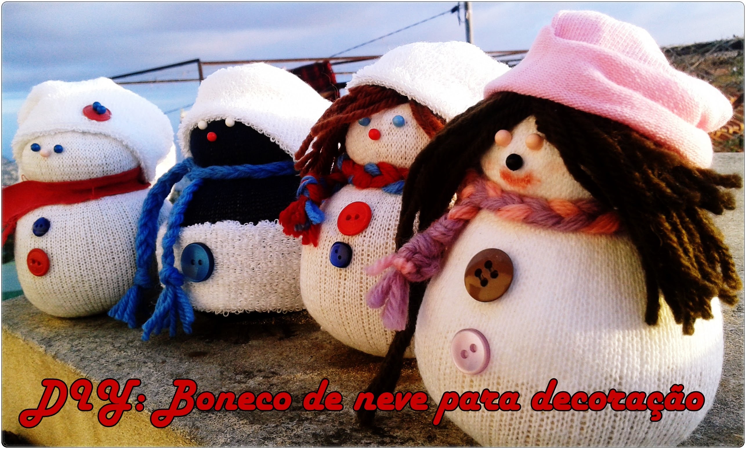 #Rudclaus| DIY: Como fazer um boneco de neve simpl