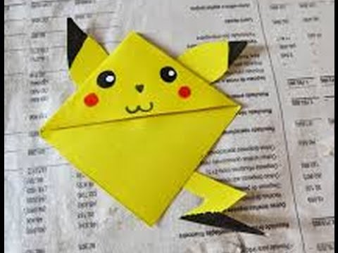 DIY- Marcadores de livro do pikachu