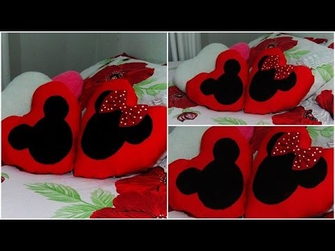 DIY Presente -  Dia dos Namorados Minnie e Mickey