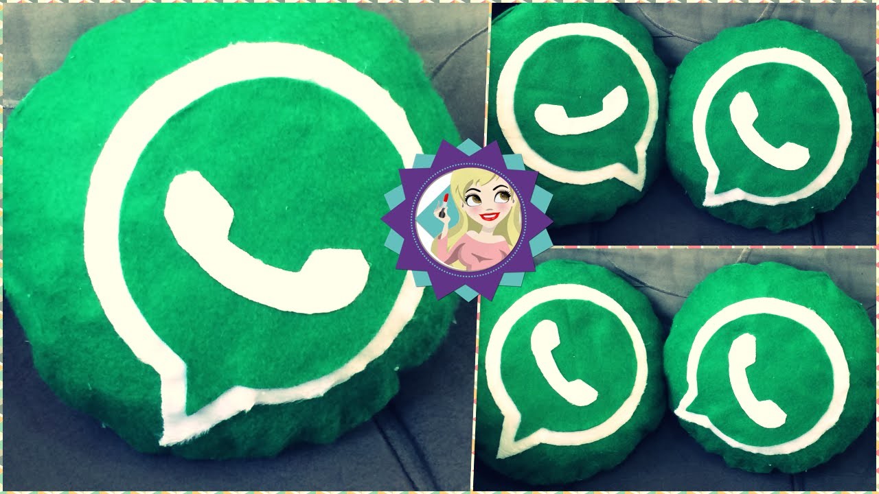 Diy Como fazer Almofada do WhatsApp Faça Você mesmo|Tatiane Xavier