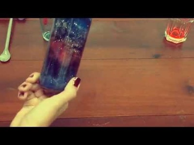 DIY: Garrafa Galaxy