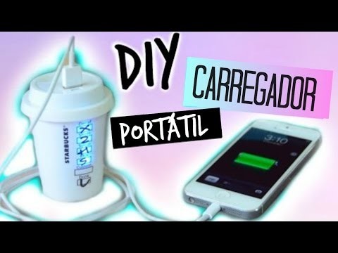 DIY: CARREGADOR PORTÁTIL DO STARBUCKS