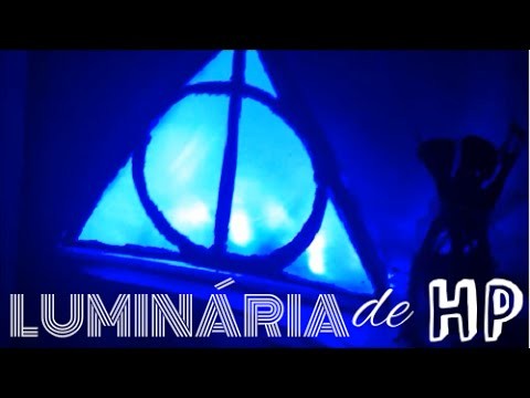 DIY: Luminária de HP ( as relíquias da morte)