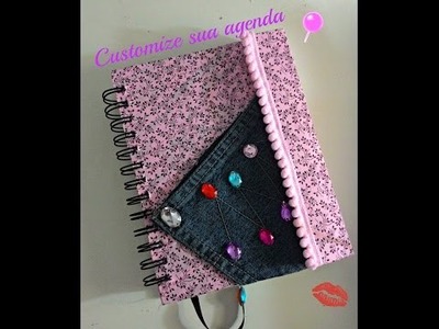 DIY: Agenda customizada com fecho. Back to school