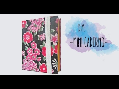 DIY: Como fazer um mini caderno (Reciclagem)