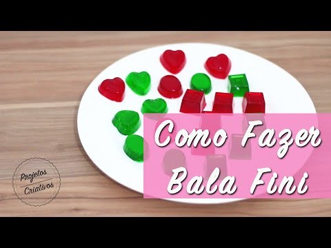 Como Fazer Bala Tipo Fini - DIY
