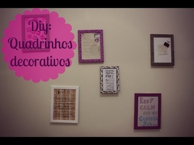 Diy: Decor com quadrinhos por menos de 15 reais #AgostoTodoDia Veda 22