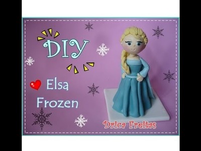Diy Elsa Frozen em biscuit ( Elsa Frozen clay cold porcelain )