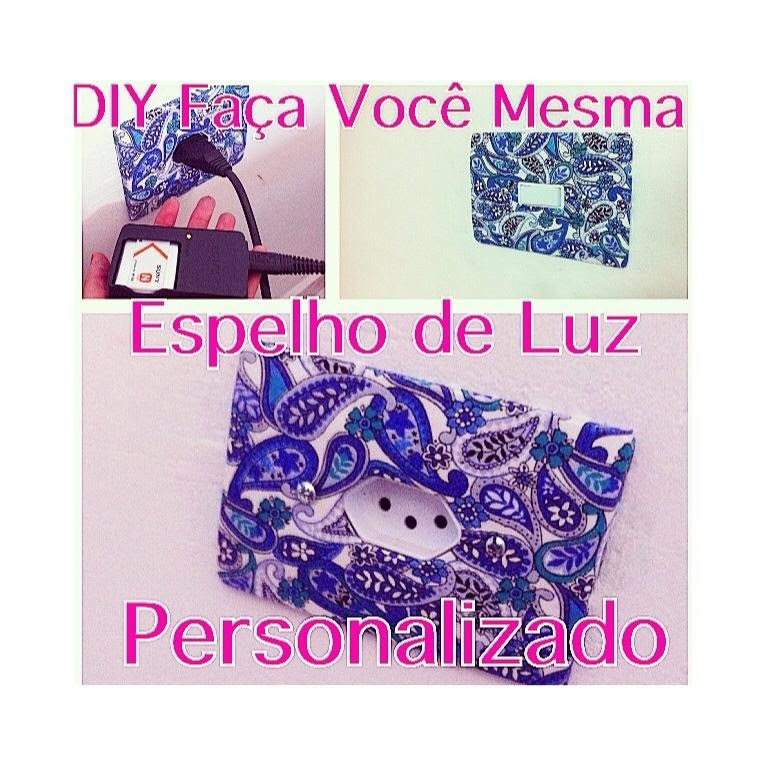 DIY - Faça você Mesma - Espelho de Luz Personalizado !