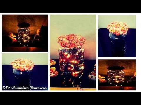 DIY Luminária Primavera Super Simples !