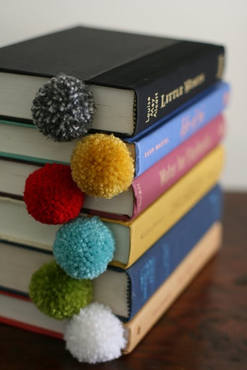 DIY: Marca Páginas de Pompom