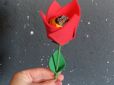 DIY: Tulipa de eva (lembrancinha)