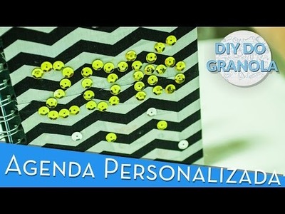 VOLTA ÀS AULAS - Capa de Agenda.Caderno Personalizada (DIY do Granola)