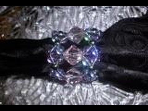 DIY.  anel de guardanapo de cristal brilho