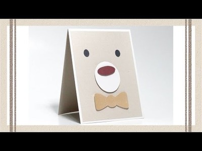 DIY: CARTÃO URSO FOFO | IDEIAS DIY | #VEDA 12