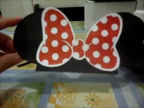 DIY: Como fazer lapela da Minnie FAÇA EM CASA#3 | REGINA ARRUDA