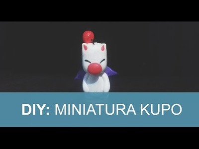 DIY Geek: Miniatura do Kupo (moogle) - Final Fantasy
