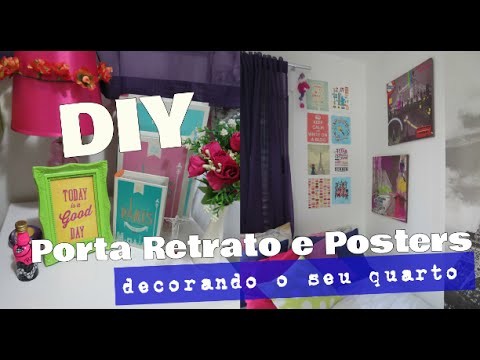 DIY: DECORANDO O QUARTO! QUADROS E POSTERS