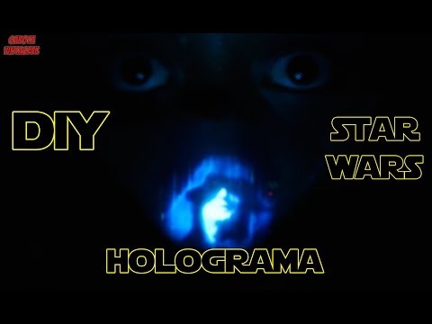 DIY: HOLOGRAMA STAR WARS | Star Wars Hologram || Garota VintaGeek