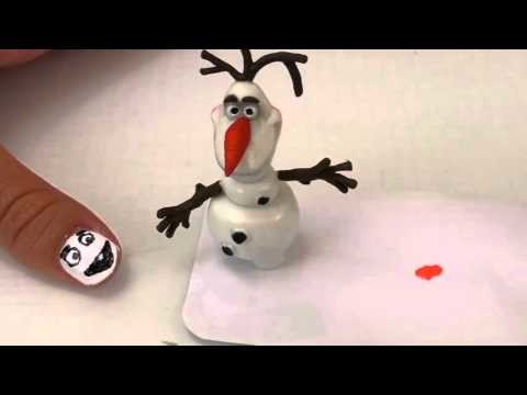 Nail Art de Frozen - DIY unhas para crianças