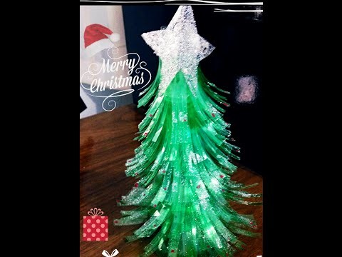 DIY: Árvore de Natal com garrafa pet